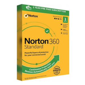Norton 360 Deluxe 50 GB Cloud Storage (Subscription) (5 Devices, 1 Year, Europe/UK)